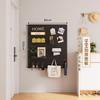 Prateleira de Armazenamento de Painel Perfurado de Metal na Parede Atrás da Porta, Painel Perfurado de Aço Inoxidável para Exibição e Armazenamento, Painel de Pendurar para Entrada