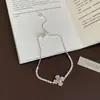 Pulsera Extraíble de Diamantes de Colores de Alta Gama con Forma de Mariposa, Corazón y Flor para Mujer, Dulce y de Moda, Joyería de Pulsera Moderna y Versátil