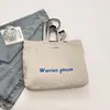2026 Bolso Nuevo de Mezclilla Versión Coreana Estilo Ins Bolso Tote de Alto Valor Casual de Alta Gama Bolso de Gran Capacidad