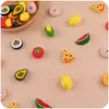 Suministros para bebé nuevos, dibujos animados de frutas, cuentas de silicona, cadena de chupete creativa para DIY, pulsera, juguete, accesorios para mordedor