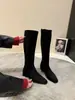 Botas largas de ante para mujer, estilo vintage, con tacón grueso, colección otoño/invierno 2025, botas de ajuste ceñido, botas de montar hasta la pantorrilla