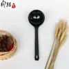 A5 melamina imitação porcelana colher restaurante restaurante sopa de macarrão colher de macarrão colher de plástico comercial resistente a alta temperatura colher preta cabo longo