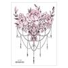Cross-border novo impermeável peito tatuagem adesivo original grande figura sexy flor braço tatuagem adesivo descartável tatuagem adesivo