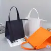 Bolsa Térmica Popular Transfronteriza de Tela No Tejida con Puntos en Relieve, Bolsa de Almacenamiento en Frío Engrosada, Bolsa Térmica de Tela Oxford con Algodón de Aire Caliente y Papel de Aluminio