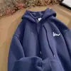 Sudadera con capucha para hombre estilo americano, nueva marca de moda otoño e invierno 2026, sudadera casual holgada estilo coreano oversized