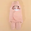 Manta Saco para Bebê Transfronteiriça para Recém-Nascidos, Espessa para Outono e Inverno, Saco de Dormir para Bebê, Swaddle Anti-Susto