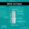 Conector de Espiga Roscado Reto de Plástico PP Resistente a Altas Temperaturas e à Corrosão M16 Conexão de Tubo Roscada Reto M16 Rosca Externa