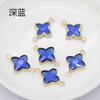 Direto da fábrica em forma de flor dupla face broca strass pingente duplo - pendurado cristal de vidro redondo diy acessórios acessórios acessórios