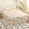 Sábana individual simple y elegante para dormitorio estudiantil, persona individual/doble, hogar, multtamaño, universal para todas las estaciones, ropa de cama
