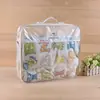 Bolsa de Almacenamiento para Colcha de Jardín de Infancia Bolsa de Empaque para Ropa de Cama de Bebé Bolsa Transparente de PVC para Pijamas de Niños Ropa