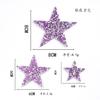 Zhao Shun Pentagrama Colorido Strass Pasta Adesivo Hot Melt Resina Broca Figura DIY Sapato Bolsa Roupa 4cm Estrelas de Broca