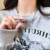 Colar 3D de Câmera Retrô Divertido no Atacado, Estilo Hip-Hop, Luxo Leve, Design de Nicho Único, Corrente para Suéter, Corrente para Moletom
