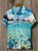 Camisa de Moda Hawaiana de Manga Corta para Hombre Personalizable de Moda Casual 2026