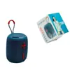 Altavoz Bluetooth Inalámbrico Booms350 Transfronterizo Portátil para Exteriores Subwoofer Luz de Color RGB Malla de Tela Altavoz