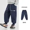 Pantalones Deportivos Casuales Gruesos con Forro de Polar Duoduo Mejorados para Niños, Pantalones de Chándal Jogger Integrados de Polar para Invierno