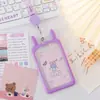 Set de Tarjetero Retráctil Infantil de Dibujos Animados Universal Lanyard de Jardín de Niños Tarjeta Escolar Tarjeta de Autobús Tarjeta de Comida Tarjeta de Entrega Set de Identificación