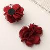 Versão coreana de super fada organza borda queimada malha gaze flor diy temperamento artesanal agarrar clipe cocar corsage acessórios acessórios