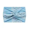 18cm Europeu e Americano Transfronteiriço Estampado Cruz Yoga Esportes Faixa de Cabelo Laço Nó Retrô Castanha Lado Largo Tie Dye Faixa de Cabeça Turbante
