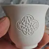 Tazón de Té de Cerámica Rústica de Gran Capacidad 150ml con Tapa para Uso en Casa, Juego de Té Kung Fu Estilo Vintage
