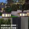Luminária solar quadrada para pilar Lâmpada de villa Lâmpada de parede Lâmpada para pilar de porta Lâmpada de porta Lâmpada de jardim LED externa Lâmpada de paisagem