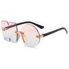 Gafas de Sol Oleo 12008 con Forma Personalizada para Mujer 2025 Nuevo Modelo Gafas sin Montura para Hombre en Gafas Transfronterizas