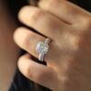 Suministro de comercio electrónico transfronterizo Zhenrong joyería joyería de mano para mujer venta al por mayor Europa y Estados Unidos más vendido ocho corazones ocho flechas juego de anillos anillo