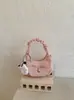 Bolso de Nube Plegado Estilo Coreano para Mujer 2026 Nuevo Diseño de Nicho Bolso de Mano de Moda para el Trabajo Bolso de Hombro Único Cruzado Transfronterizo