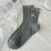 Calcetines Cortos de Malla Transpirable Finos de Verano para Mujer, Suaves y Lindos con Lazo, Estilo Japonés Calcetines de Algodón Blancos de Verano