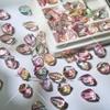 Atacado 12x16mm ametista em pó sintético vidro irregular contas soltas material para colar de contas artesanal diy
