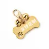 Collar con Colgante de Placa de Identificación para Perro Sm Fun con Grabado Gratis y Cascabel, Correa para Cuello con Placa de Identificación para Perro, Accesorios y Atrezo para Adultos