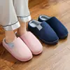 Pantuflas de Algodón de Invierno para Mujer Hombres Invierno Interior Hogar Doméstico Cálidas 2023 Nuevas Pantuflas de Pareja Estilo Hombre