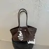 Bolsa Tote de Gran Capacidad Bolso de Hombro Plegado Popular con Lunares Bolso de Axila para Mujer Nuevas Bolsas Otoño/Invierno 2026 Bolsos para Mujer