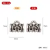 Qk006 Conector Recto de Tres Vías Pequeño para DIY Aleación de Zinc Accesorios para Joyería Pulsera Tobillera Collar Colgante Suministro Directo del Fabricante