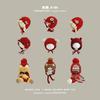 Otoño y Corea del Sur Gorro para Bebé Invierno Año Nuevo Ins Rojo Niños y Niñas Bebés Niños Gorro de Lana