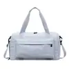 Bolsa Fitness Xadrez Simples da Moda com Grande Capacidade, Separação Seca e Úmida, Bolsa de Treino Esportivo para Yoga, Leve com Compartimento para Sapatos, Bolsa de Viagem