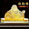 Nuevo Adorno Decorativo para el Interior del Coche Buda Maitreya Vehículo Buda Sonriente Panzón Centro de Consola de Seguridad