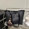 Bolso Tote Textura de Letra para Mujer 2025 Nueva Llegada Bolso Tote de Mano Bolso de Hombro de Gran Capacidad de Moda Tendencia para Salir