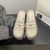 Zapatos de Plataforma Británicos Versátiles de Suela Gruesa Peludos para Mujer 2025 Mocasines Retro Zapatos Planos Nuevos Otoño e Invierno