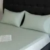 Juego de tres piezas de alfombrilla refrescante de seda helada con cuentas para cachorros Dachshund para verano, alfombrilla refrigerada para niños, alfombrilla suave para dormitorio de estudiantes, lavable a máquina