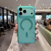 Venda Quente de E-commerce Transfronteiriço Aplicável ao iPhone 18 Pro Max Sucção Magnética Furo Fino Sensação de Pele Mesma Cor Capa de Celular Capa à Prova de Queda