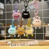 Jinnew Original Pelo de Vison Orelhas de Coelho Elfo Fuligem Pingente Fofo Chaveiro de Pelúcia Pingente para Bolsa Chaveiro
