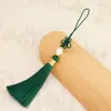 Hilo de Nylon Jade Hilo de Nudo Pequeño Ensartar Cuentas Borla Nudo Chino Borla Colgante Pequeño Borla Estilo Antiguo Marcador Colgante Adorno