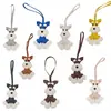 Colgante de Bolso para Cachorro Schnauzer Llavero de Perro de Cuero PU Adorno Regalo Venta al por Mayor Moda Accesorio para Viajero