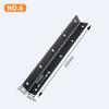 Código de Ángulo de Tira Larga de Acero Inoxidable Espesado 90 Grados Fijador de Ángulo Recto de Tira Larga Soporte Triangular Conector de Ferretería para Muebles