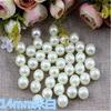 Perlas de imitación de ABS de doble agujero hechas a mano, de 3 a 20 mm, redondas, accesorios de joyería para mujer