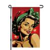 Natal Novo Produto Grinch Natal Bandeira de Jardim Natalina Bandeira Decorativa para Exterior 30X45Cm Poliéster Dupla Face Feita Sob Medida