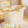 Cubo de Almacenamiento Cubeta Gruesa para Baño de Bebé Asiento para Bebé Plástico Grueso Cubeta de Baño Gruesa Tina Cubo Grande de Almacenamiento para Niños