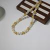 Collar de Perlas Reina Mariposa Blanca Maillard Lujo Ligero Alta Gama Cadena para Suéter Plata Esterlina Hebilla Lingote Luz Fuerte Redondo Joyería para Mujeres