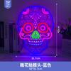Luces de Neón Grabadas de Nuevo Estilo Transfronterizas, Letreros de Luz con Grabado Posterior Personalizados, Luces de Ambiente para Bares, Luces de Decoración de Pared para Halloween con Letras