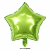 Balão de filme de alumínio balão de casamento balão de festa de aniversário balão de 18 polegadas folha de alumínio estrela de cinco pontas arranjo balão de cena atacado